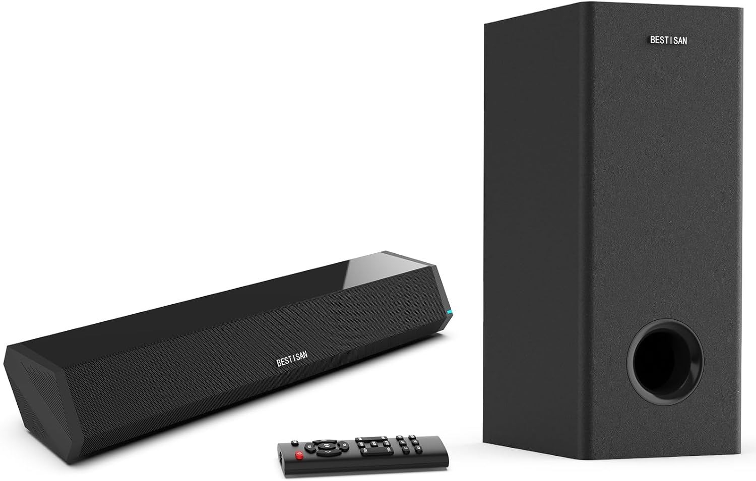 BESTISAN Sound Bar with Subwoofer Review