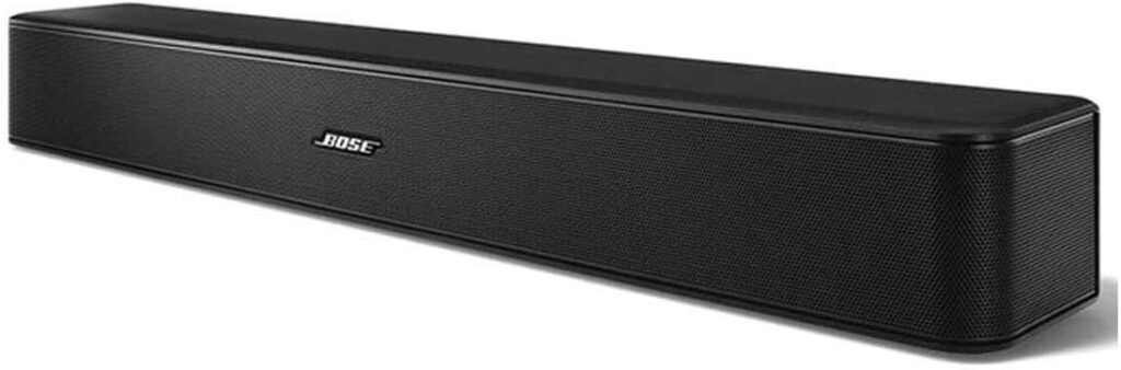 Bose Solo 5 TV Soundbar Sound System with Universal Remote Control, Black