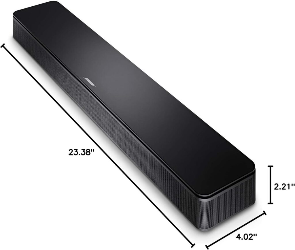 Bose TV Speaker - Soundbar for TV with Bluetooth and HDMI-ARC Connectivity, Black, Includes Remote Control