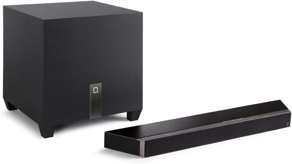 Definitive Technology Studio 3D Mini Dolby Atmos Sound Bar System with 8 Wireless Subwoofer