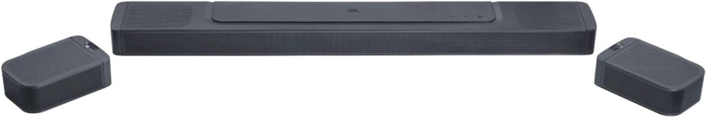 JBL Bar 1000: 7.1.4-Channel soundbar with Detachable Surround Speakers, MultiBeam™, Dolby Atmos®, and DTS:X®, Black