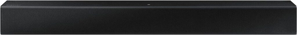 Samsung Dolby Audio/DTS 2.0 Channel Soundbar with Built-in Woofer - Black - Supports Streaming Music via Bluetooth  NFC (HW-T400)