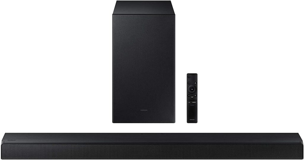 Samsung HW-A450/ZA 2.1ch Soundbar with Dolby Audio (2021) , Black