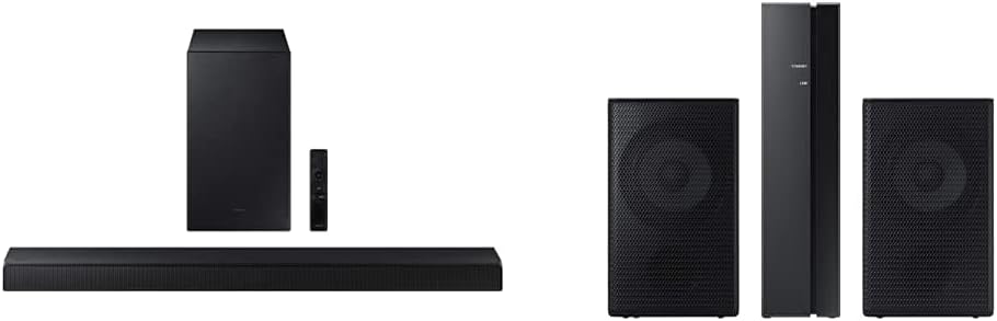 Samsung HW-A450/ZA 2.1ch Soundbar with Dolby Audio (2021) , Black