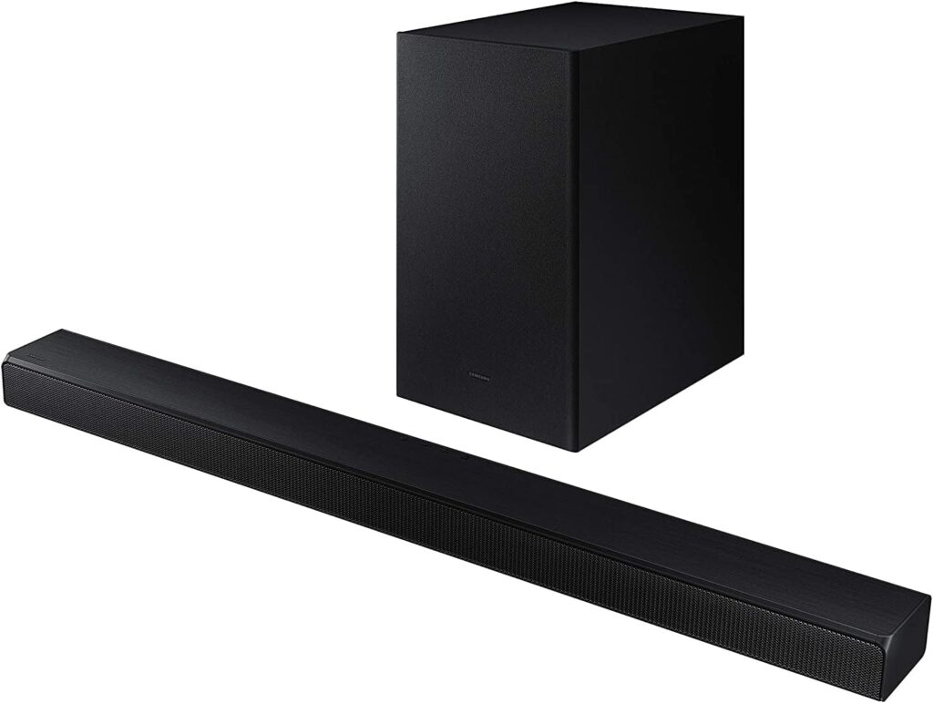 Samsung HW-A450/ZA 2.1ch Soundbar with Dolby Audio (2021) , Black