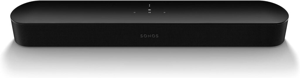 Sonos Beam (Gen 2). The compact smart soundbar for TV, music and more. (Black)