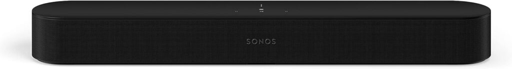 Sonos Beam (Gen 2). The compact smart soundbar for TV, music and more. (Black)