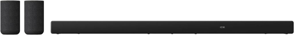 Sony HT-A5000 5.1.2ch Dolby Atmos Sound Bar Surround Sound Home Theater w/DTS:X 360 Reality Audio, Works w/Alexa Google Assistant + SA-SW3 Wireless Subwoofer + SA-RS3S Wireless Rear Speakers