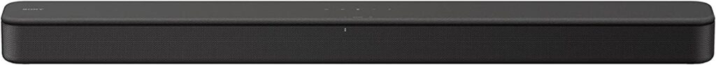 Sony S100F 2.0ch Soundbar with Bass Reflex Speaker, Integrated Tweeter and Bluetooth, (HTS100F), easy setup, compact, home office use with clear sound black