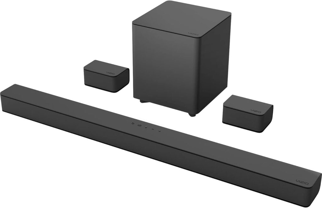 VIZIO 5.1.2 Elevate Sound Bar with Dolby Atmos, 13 Speakers, Wireless Subwoofer, Alexa - 2023 Model, Black